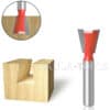 Фреза ластівчин хвіст WoodMaster D13 d8